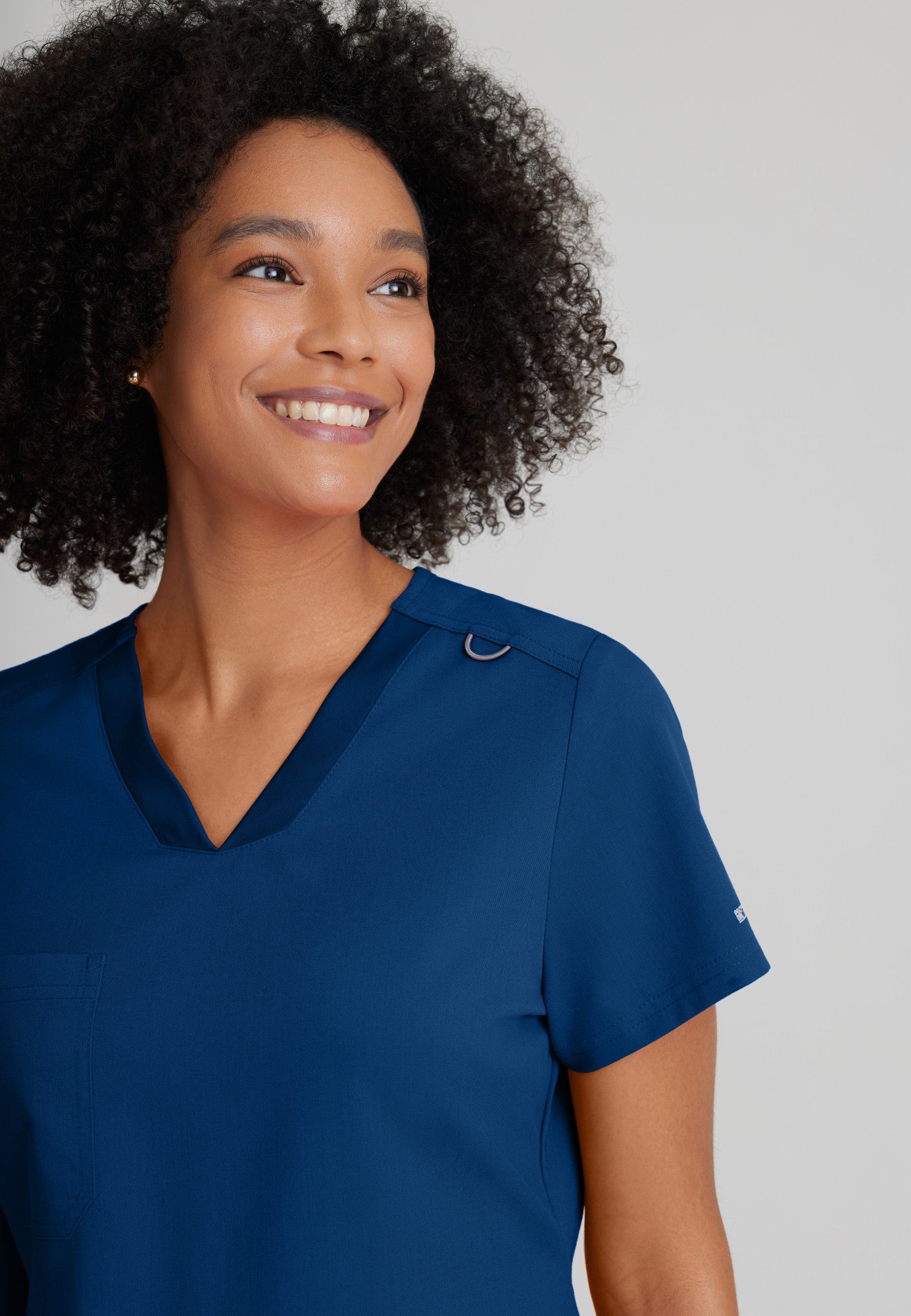 Bree Tuck-in Top - Indigo - Jen's Scrubs