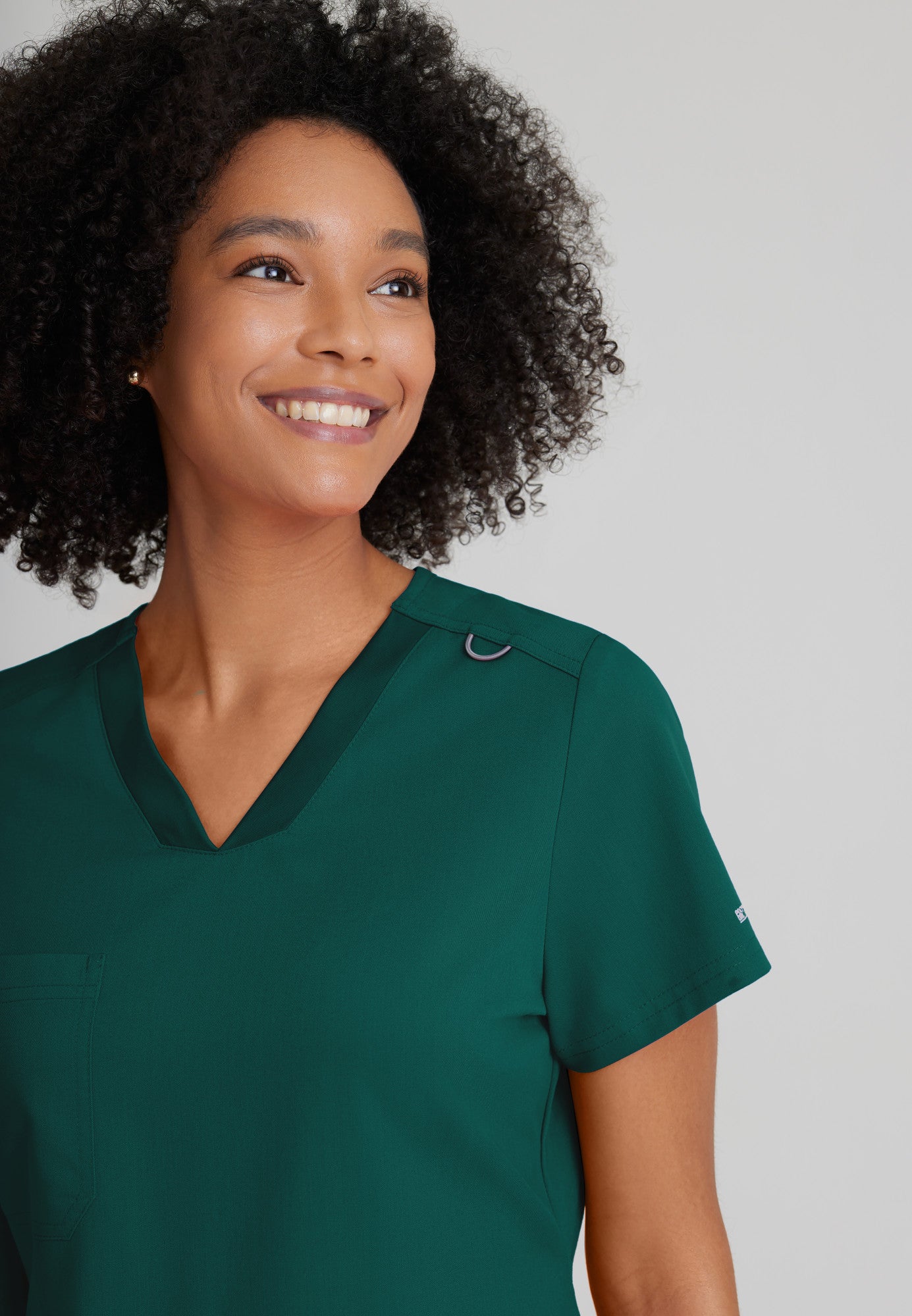 Bree Top - Hunter Green - Jen's Scrubs