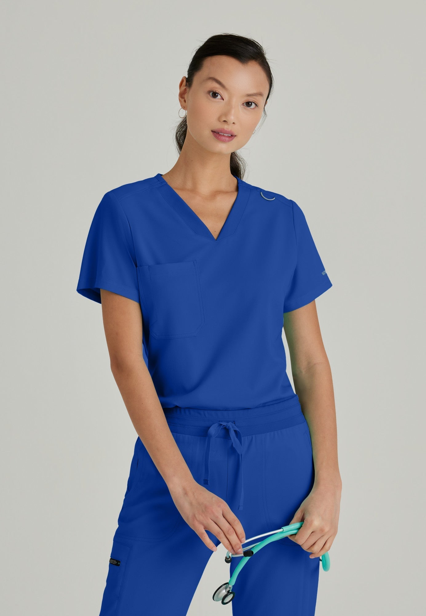 Bree Tuck-in Top - Galaxy - Jen's Scrubs