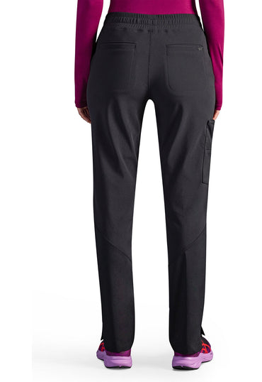 Women's Veronica Drawstring Straight Leg Pant - DBLACK