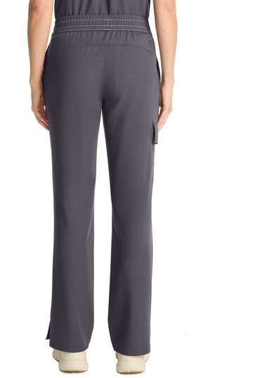 Women's Mid Rise Drawstring Straight Leg - Pewter