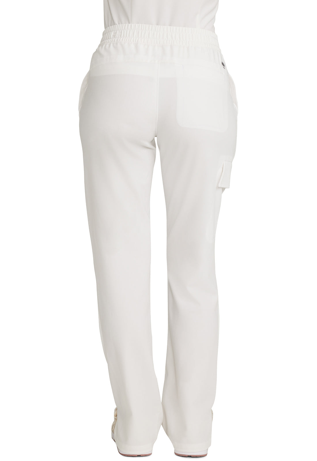 Women's Mid Rise Drawstring Straight Leg - White Gardenia