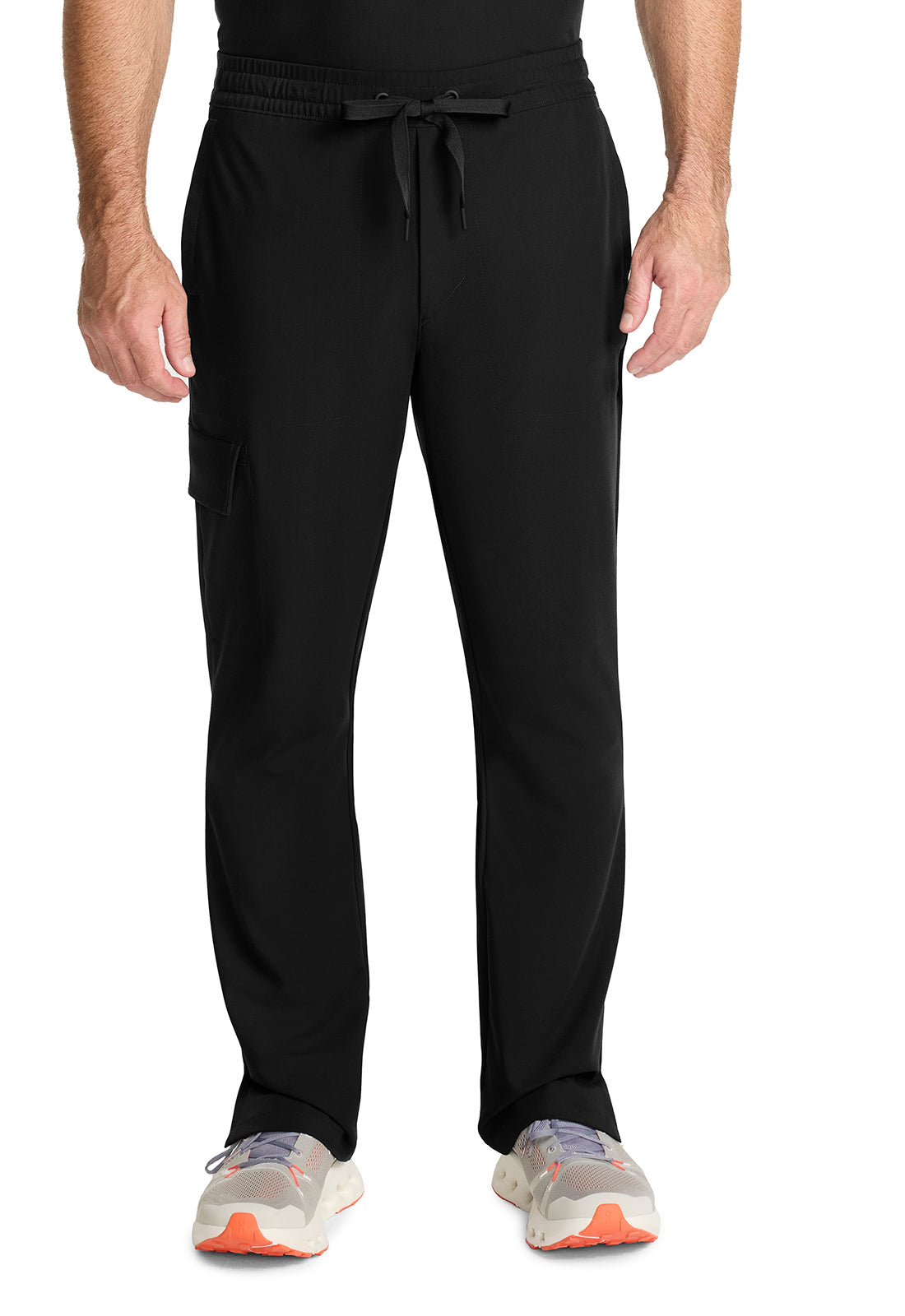 Men's  Men's Zip Fly Drawstring Pant - Black