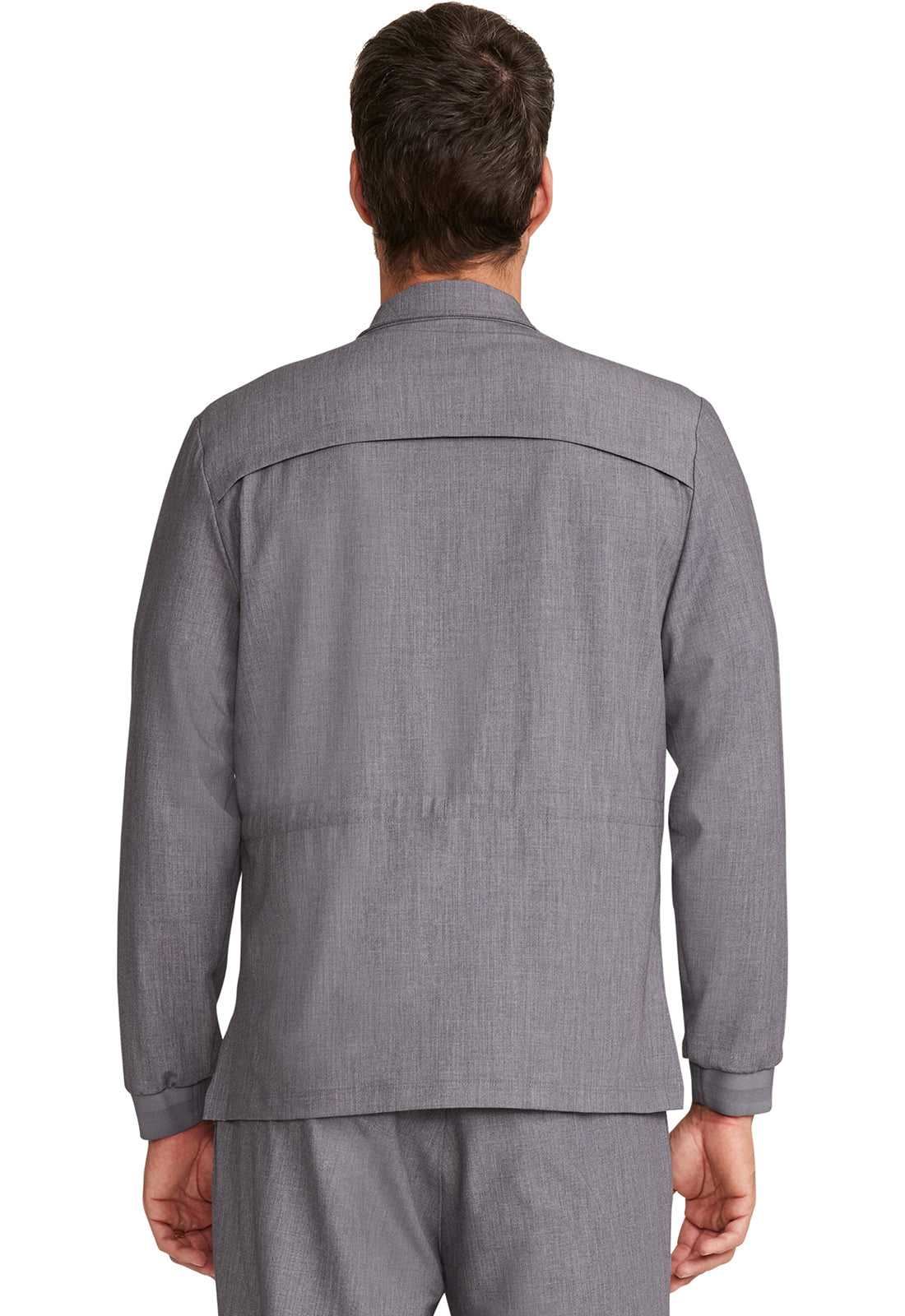 Men's Men's Zip Front Utility Jacket - Heather Ash