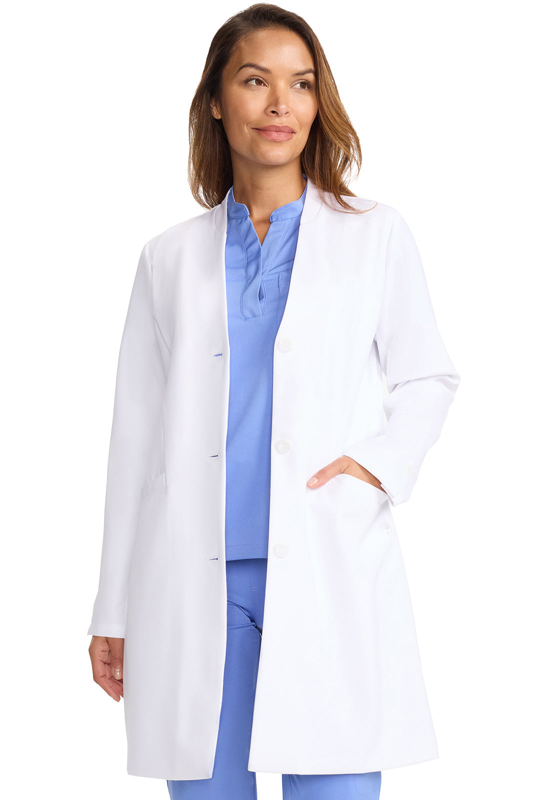 Women's Women's 34" Lab Coat - White