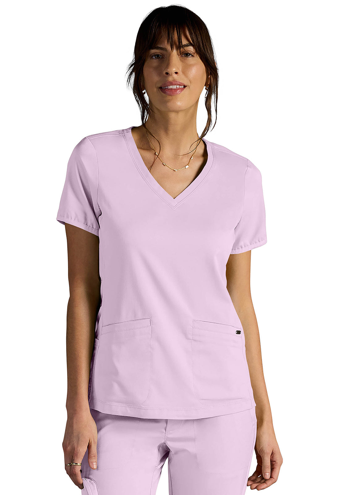 Women's Vivian V-Neck Top - Sweet Pink