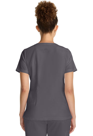 Women's  Women's Tuck-in V-Neck Top - Pewter