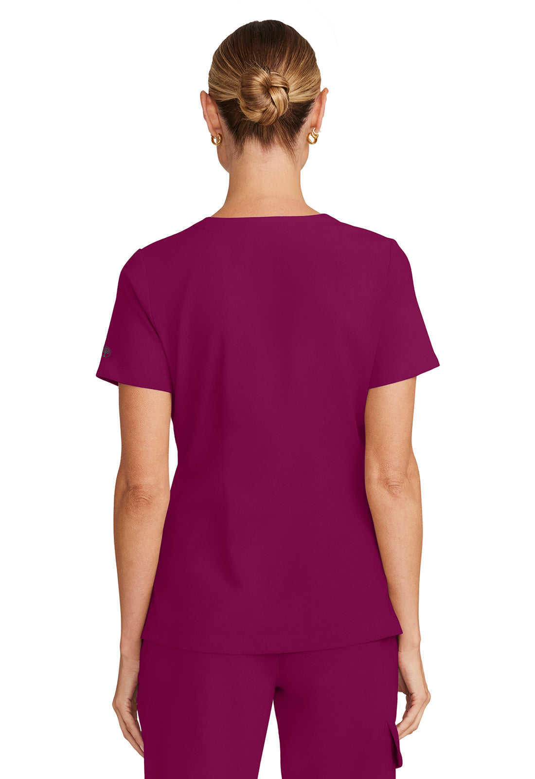 Women's  Women's Tuck-in V-Neck Top - Wine