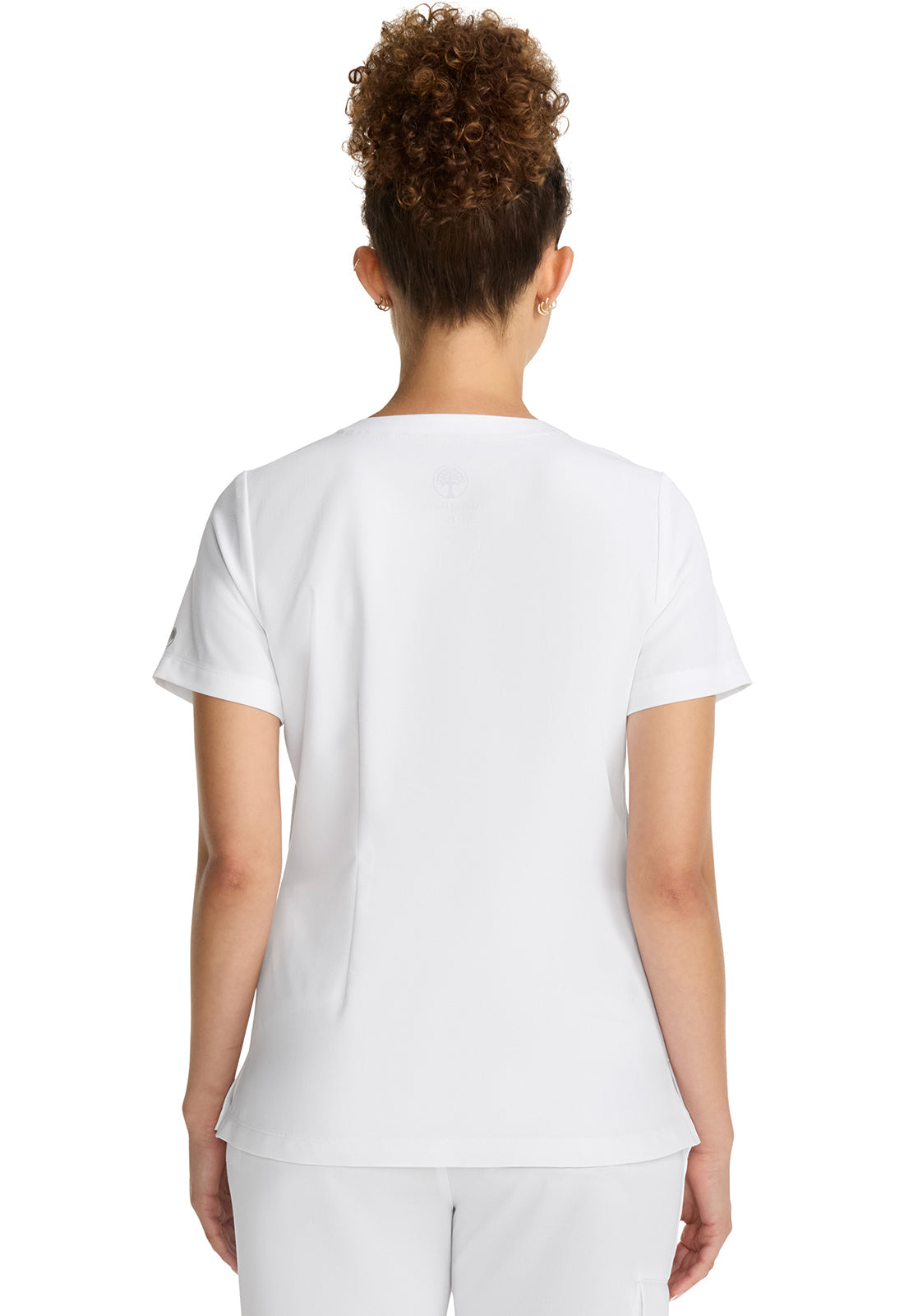 Women's  Women's Tuck-in V-Neck Top - White Gardenia