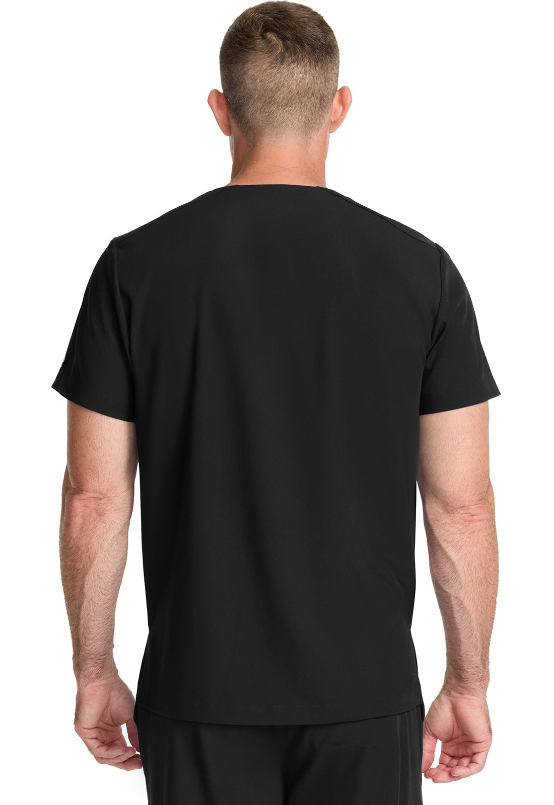 Men's Men's 1-Pocket V-Neck Top - Black