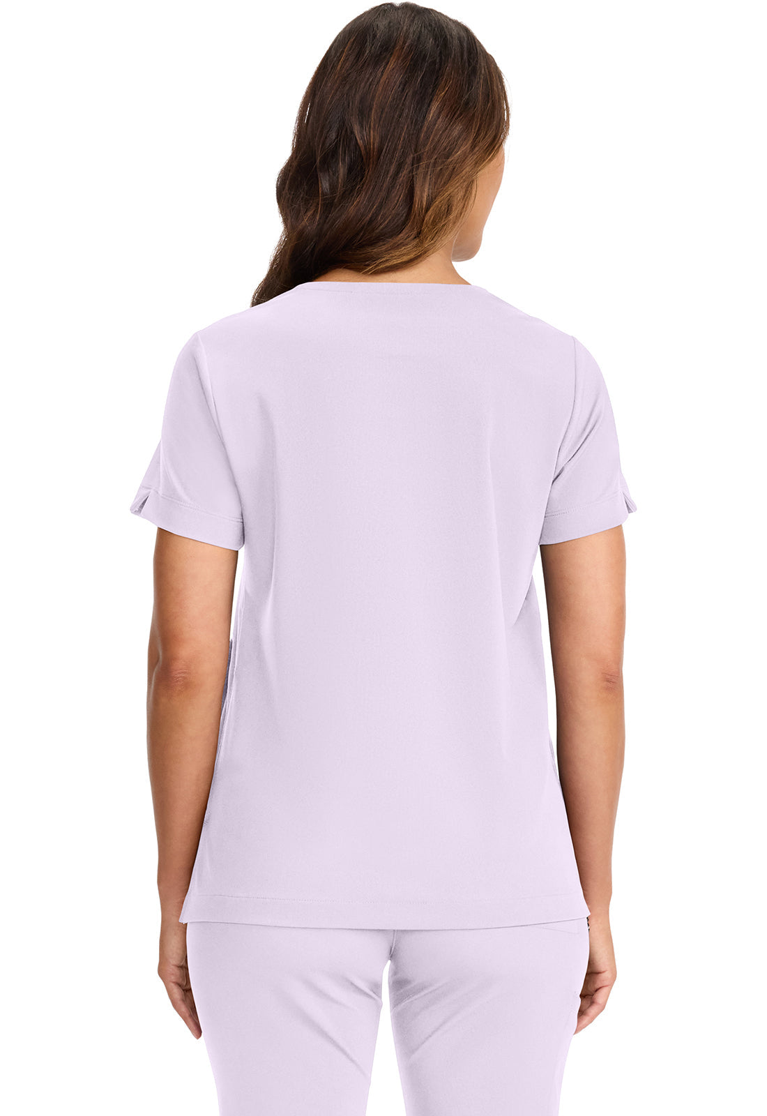 Women's Women's Tunic V-Neck Top - Lilac Blush