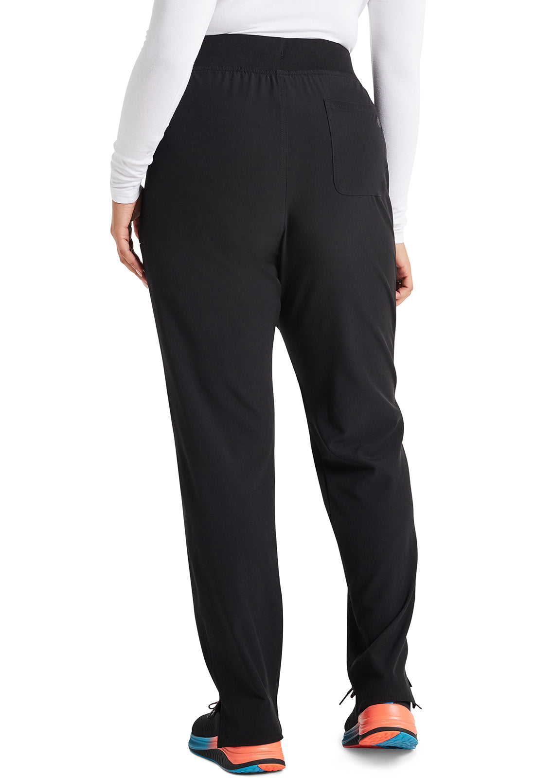 Women's Low Rise Drawstring Step Hem Pant - Black