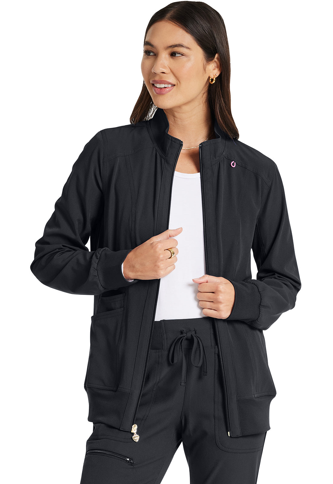 Women's Zip Front Jacket - Pewter