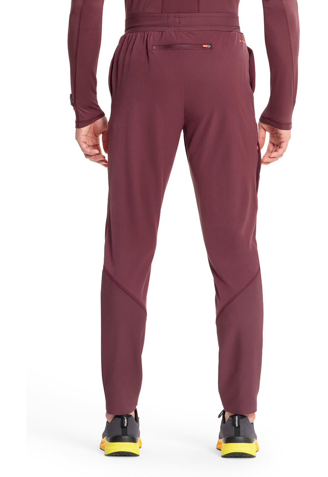 Women's Men's Mid Rise Slim Tapered Leg Pant - Plum Velvet