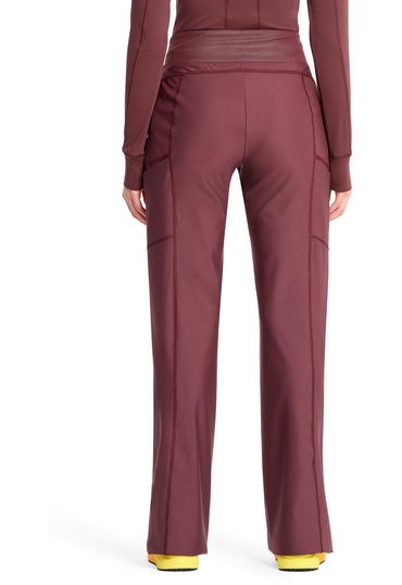 Women's Knit Mid Rise Pull-on Trouser Pant - Plum Velvet