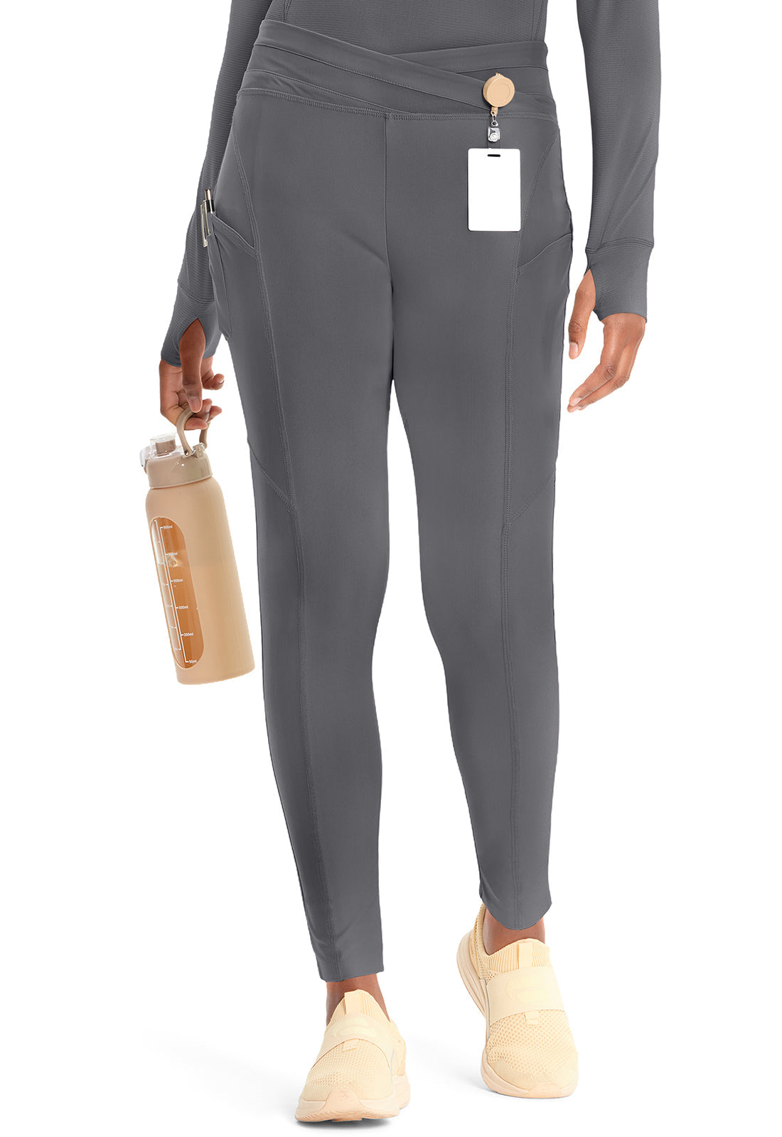 Women's Knit Natural Rise Legging - Pewter