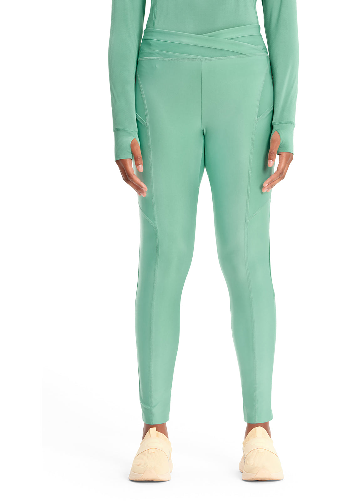 Women's Knit Natural Rise Legging - Matcha Latte