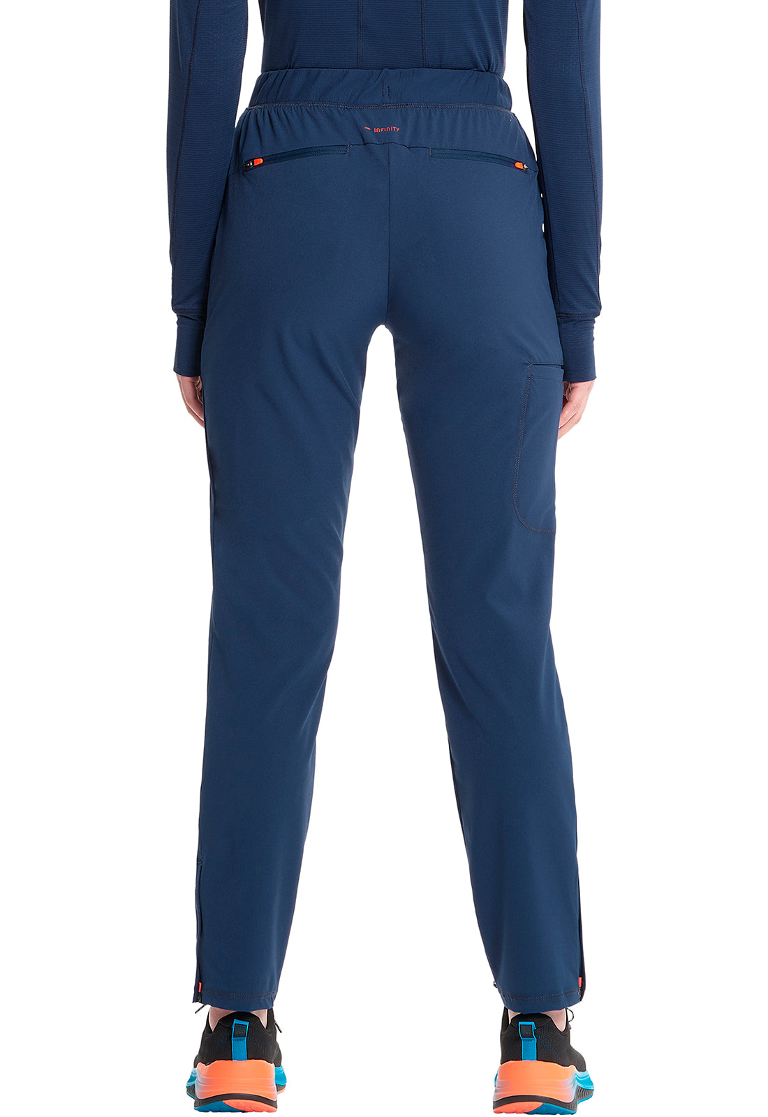 Women's Mid Rise Pull-on Tapered Leg Cargo Pant  - Navy