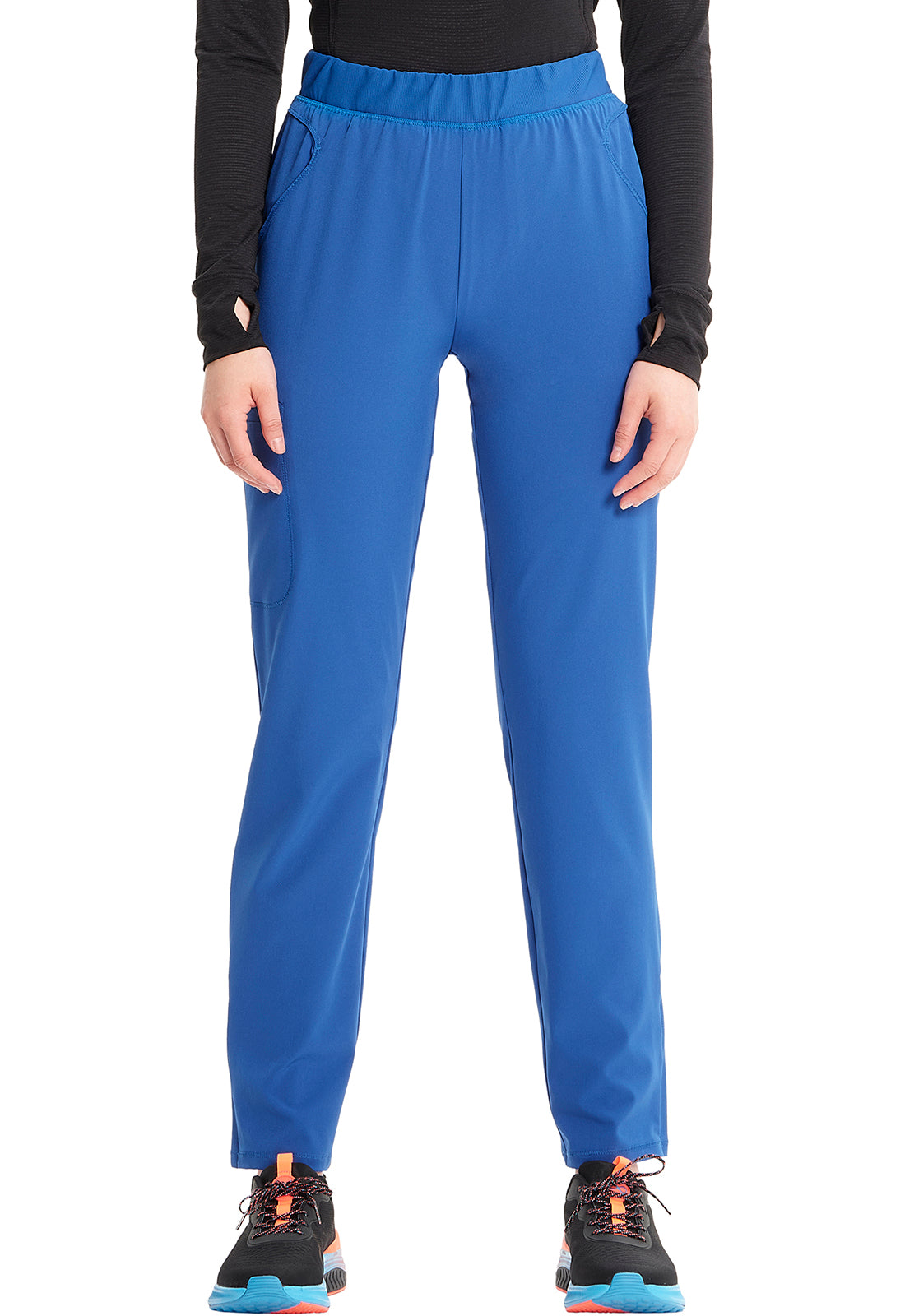 Women's Mid Rise Pull-on Tapered Leg Cargo Pant  - Royal