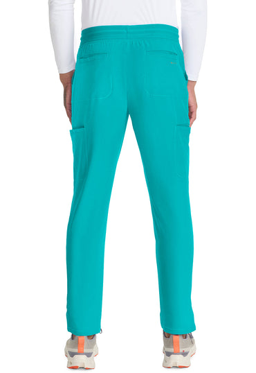 Men's Men's Drawstring Straight Leg Pant - Teal Blue