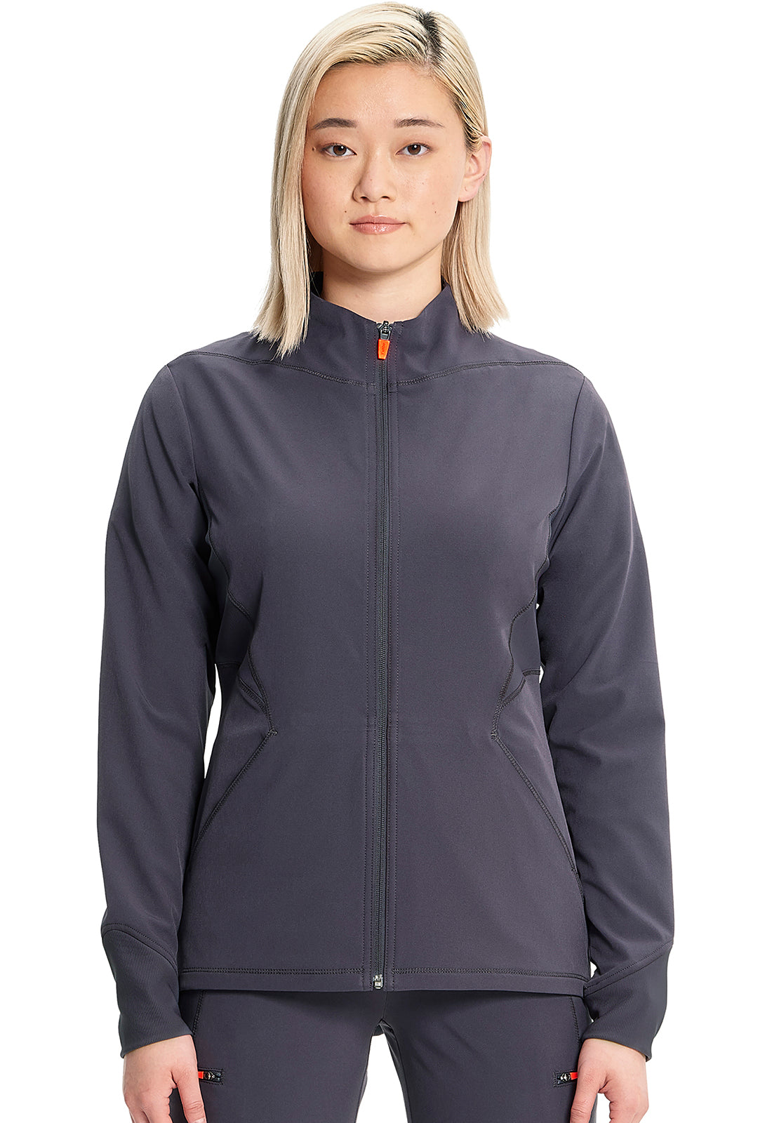 Women's Zip Front Jacket - Pewter