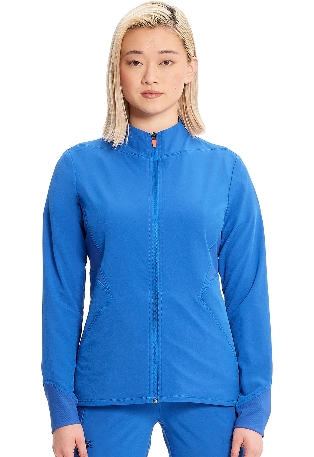 Women's Zip Front Jacket - Royal