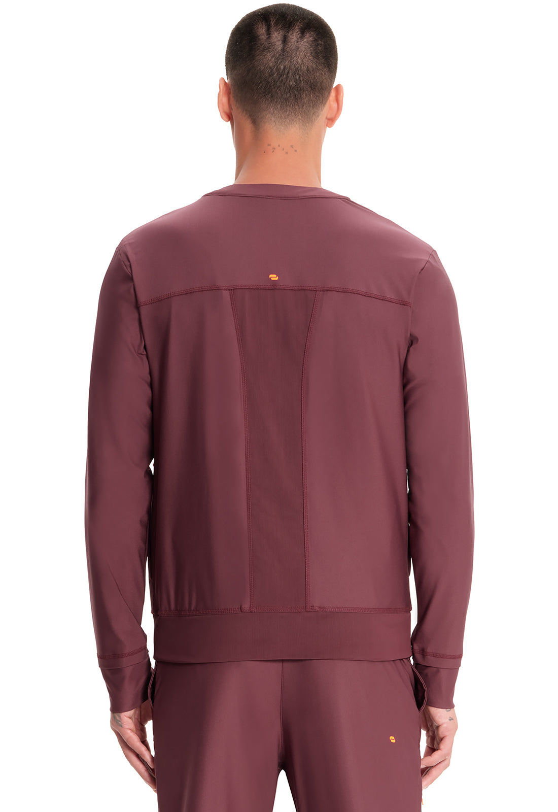 Men's Men's Knit Zip Front Jacket - Plum Velvet