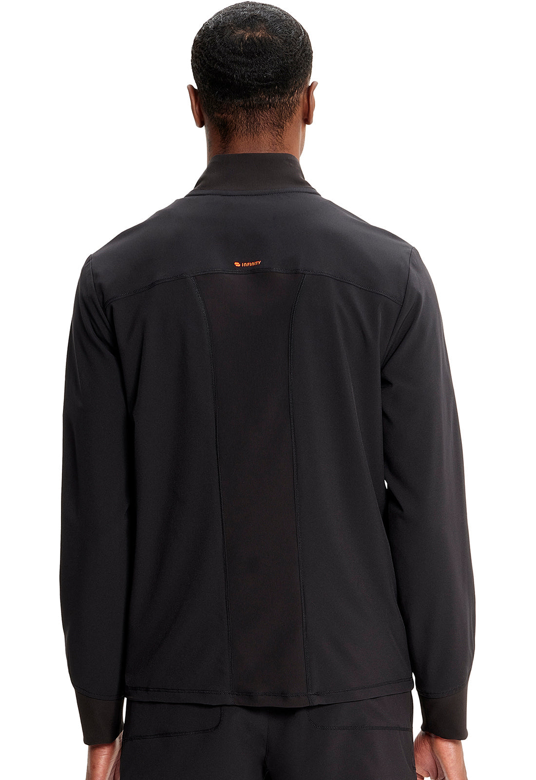 Men's Men's Zip Front Jacket - Black