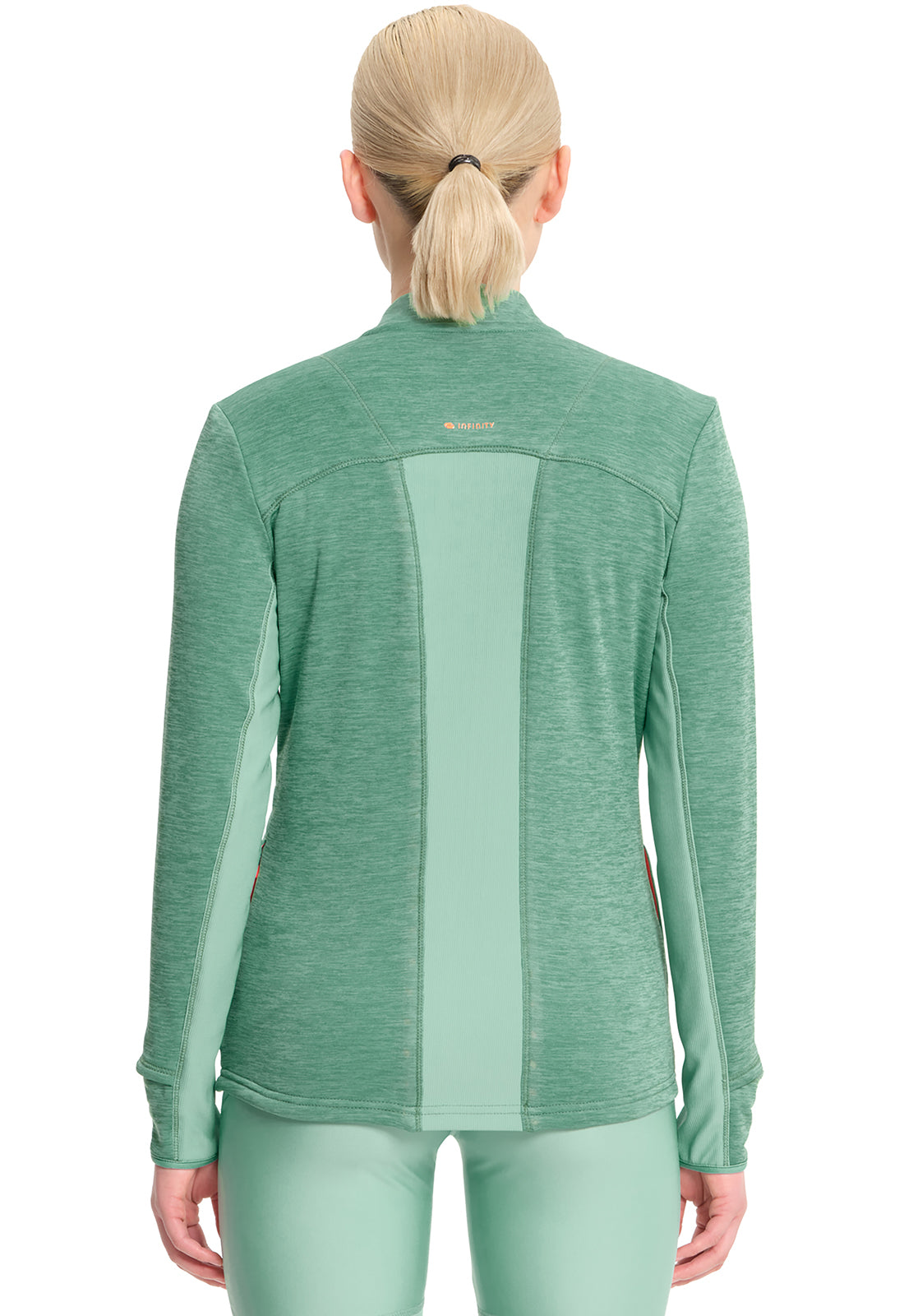 Women's Athletic Zip Front Jacket - Matcha Latte