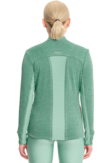 Women's Athletic Zip Front Jacket - Matcha Latte