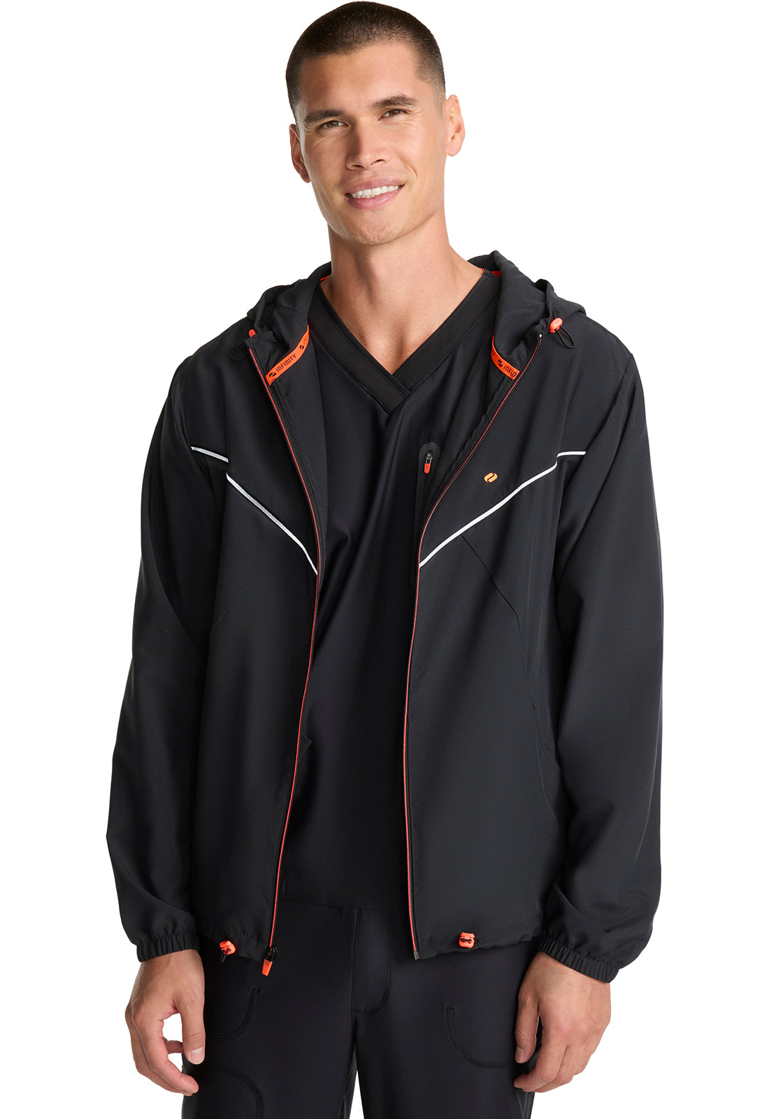 Men's Packable Jacket - Black
