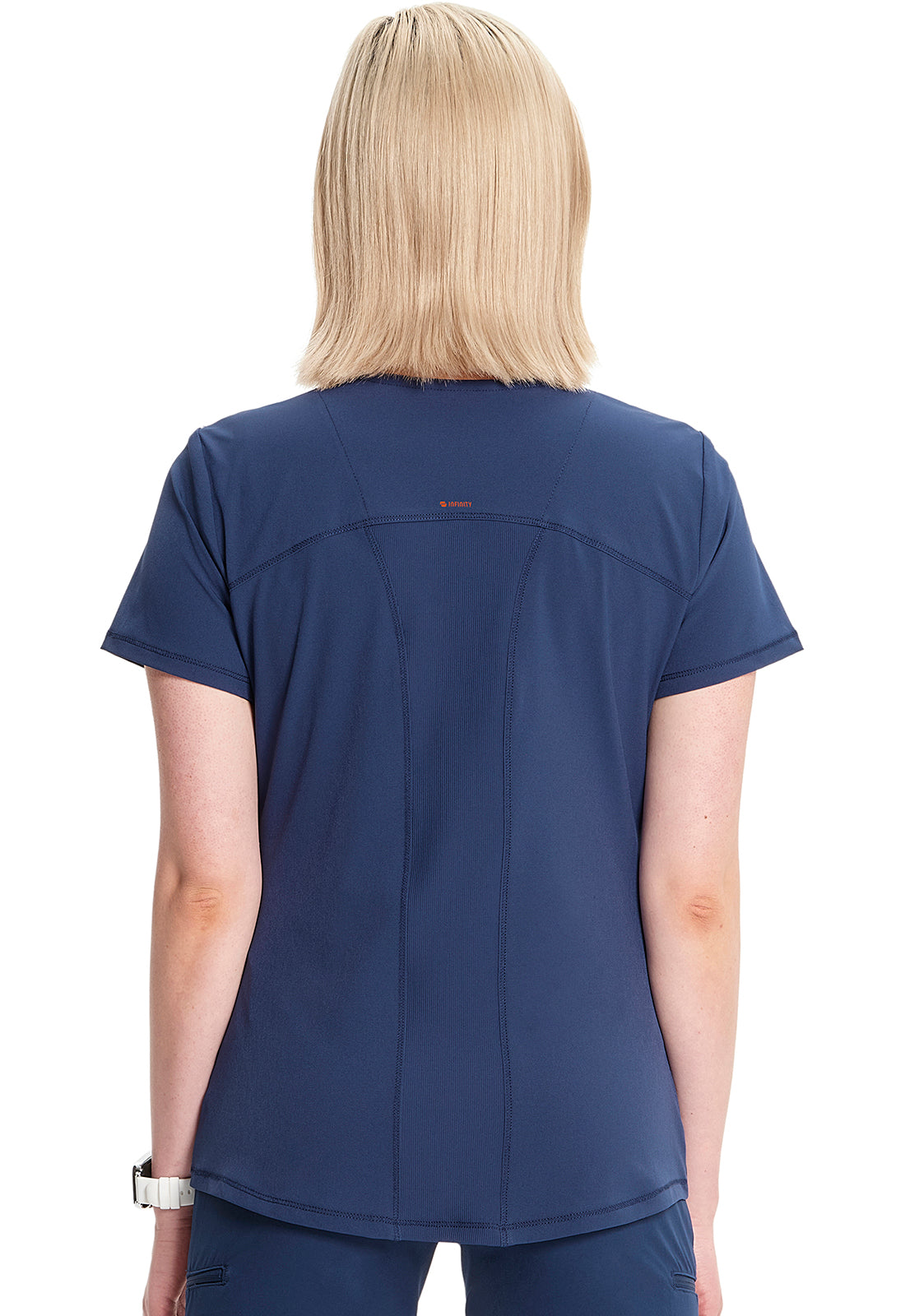 Women's V-Neck Top - Navy