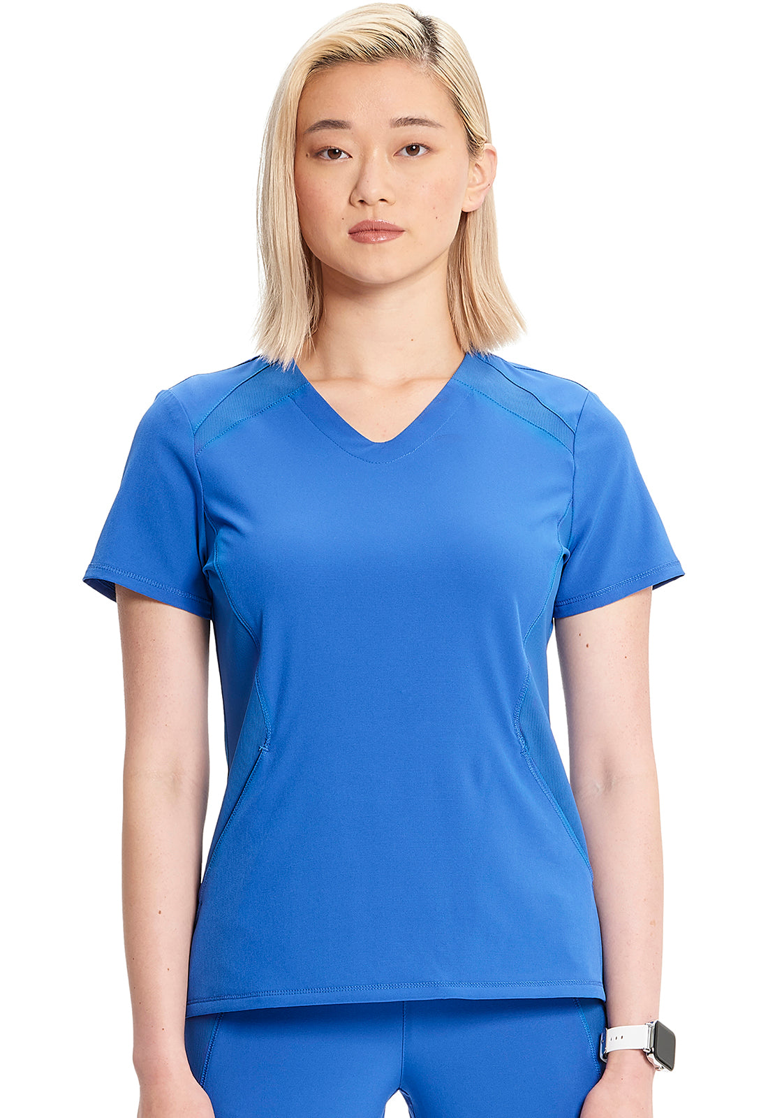Women's V-Neck Top - Royal