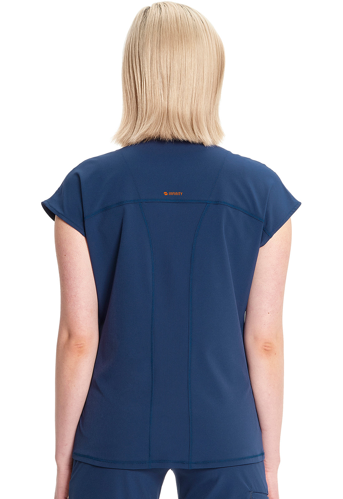 Women's Henley Top - Navy
