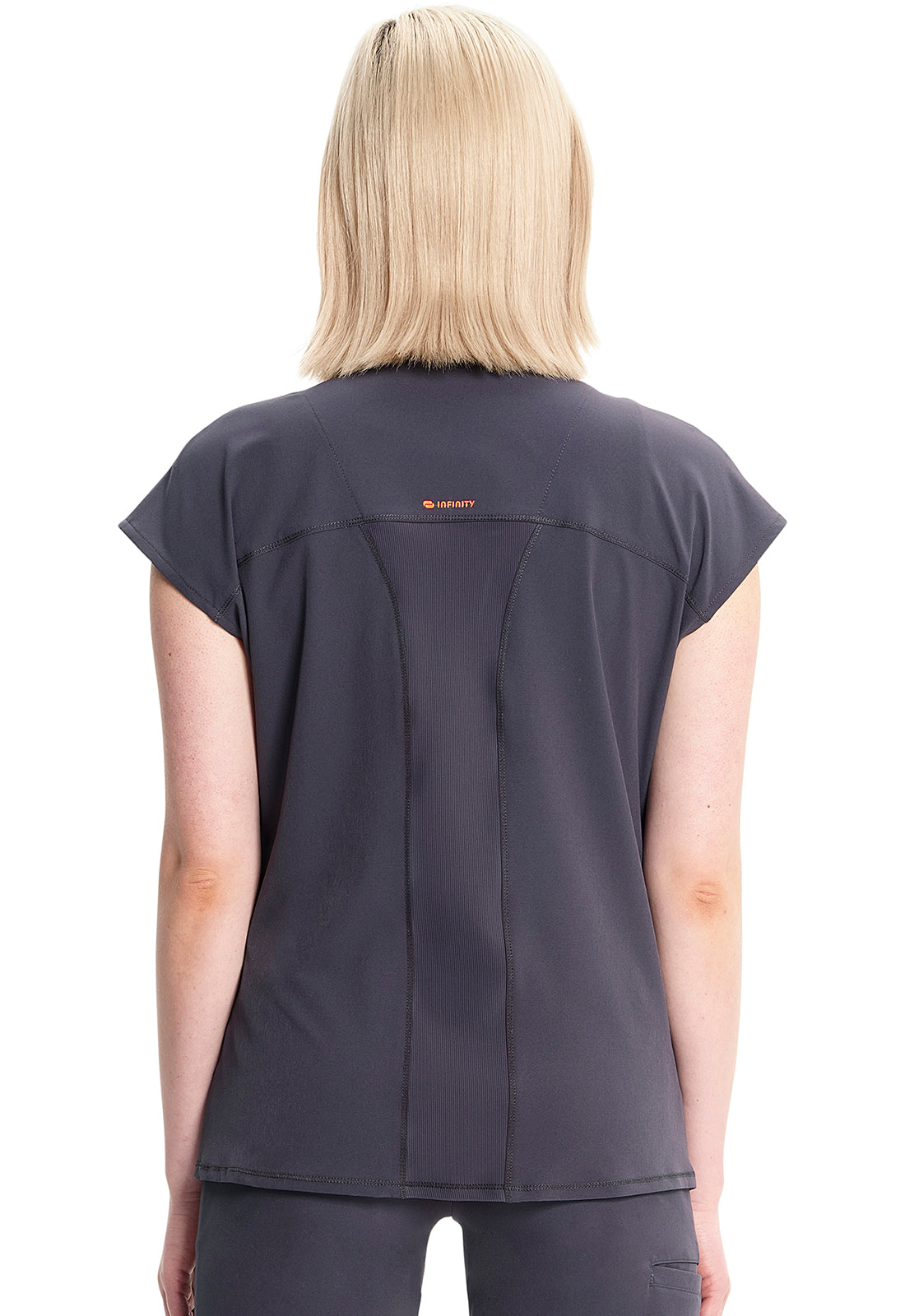 Women's Henley Top - Pewter