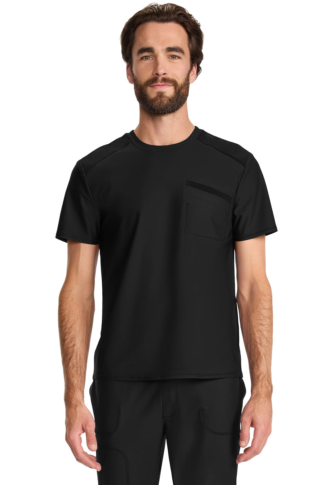 Men's Men's Tuck-in Crew Neck Top - Black