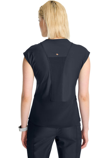 Women's Women's Wrap Dolman V-Neck Top - Pewter