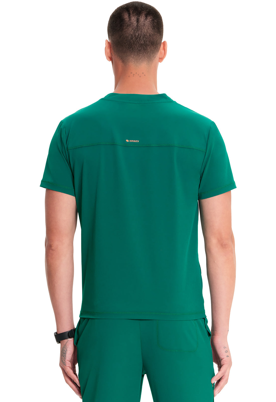 Men's Men's Partial Zip V-Neck Top - Hunter