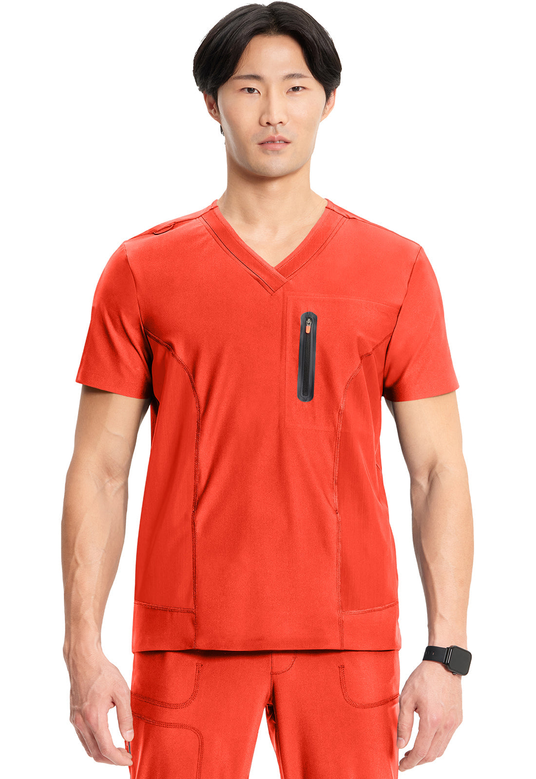 Men's Men's Knit V-Neck Top - Fire Bird