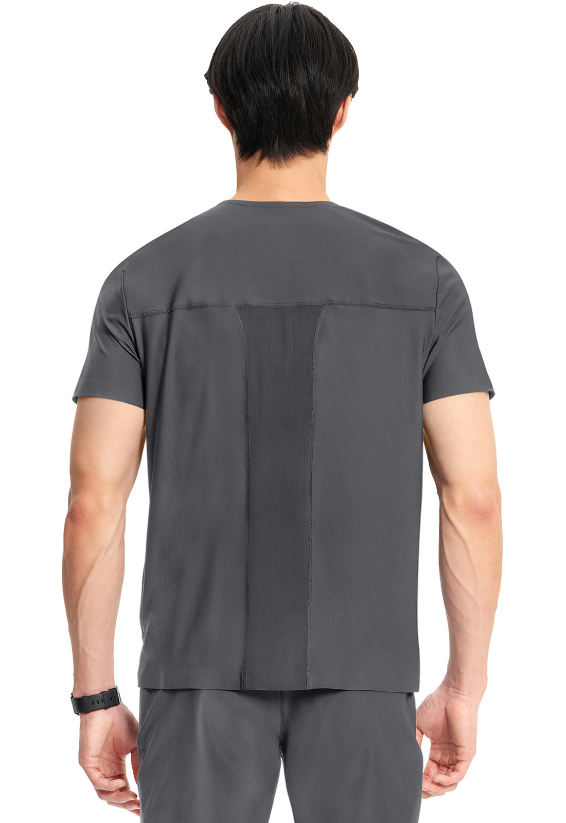 Men's Men's Knit V-Neck Top - Pewter