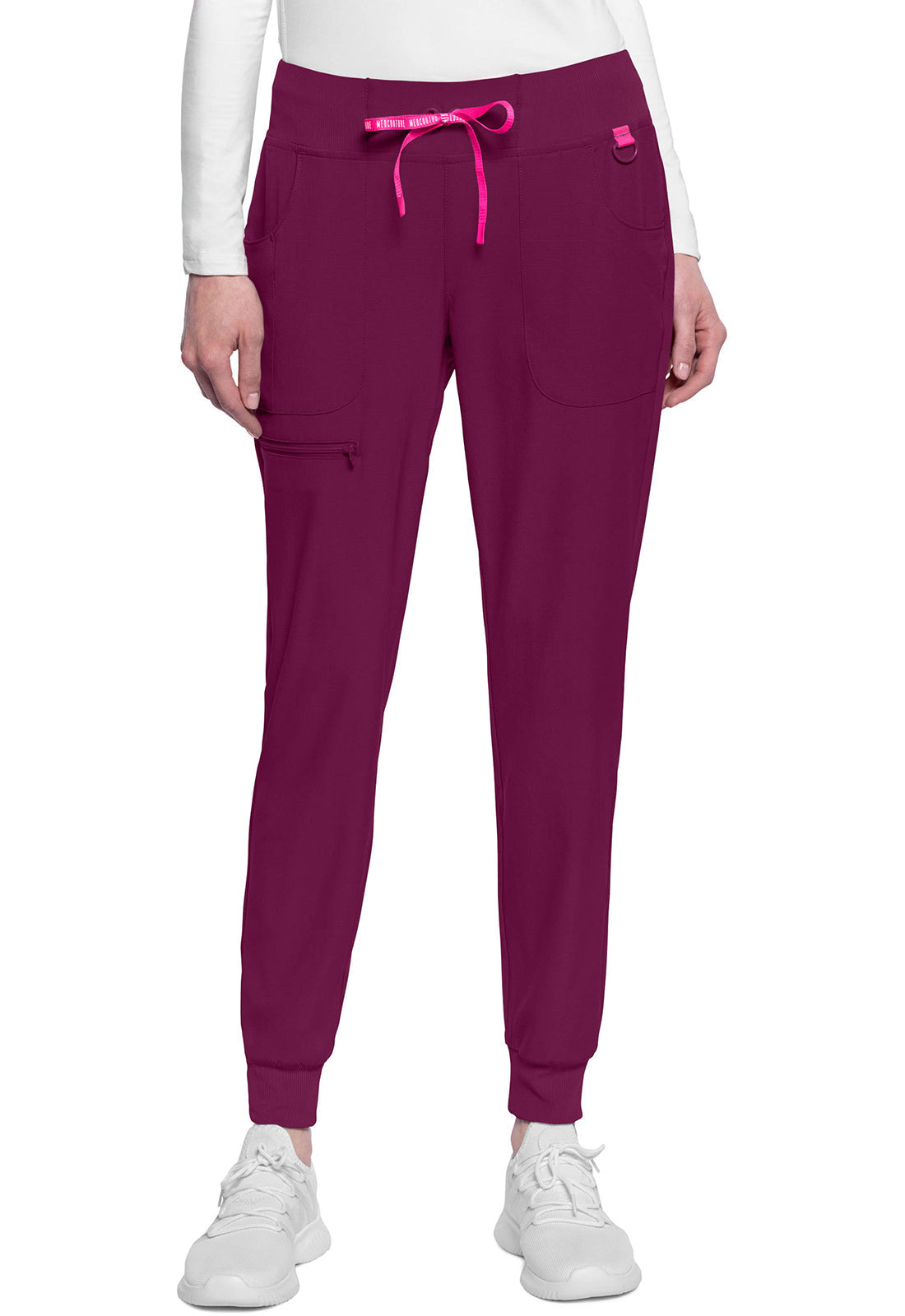 Women's Mid Rise Jogger - Wine
