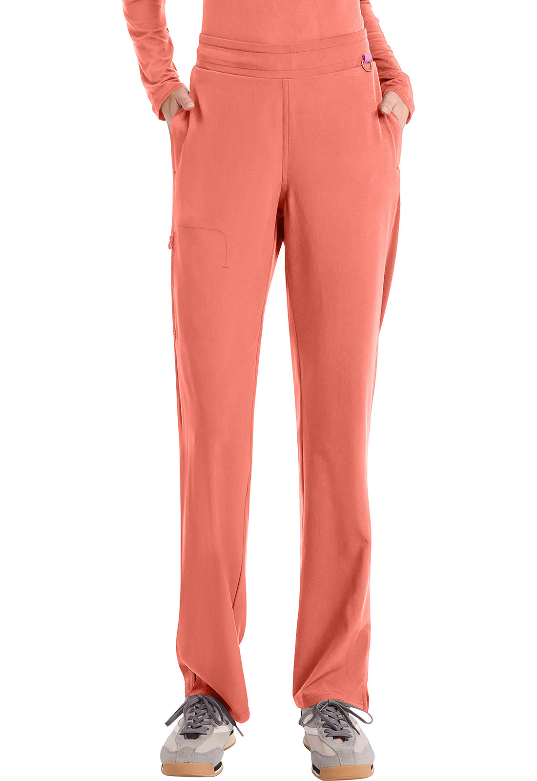 Women's  Women's Straight Leg Pull-On Pant - Coral Fusion