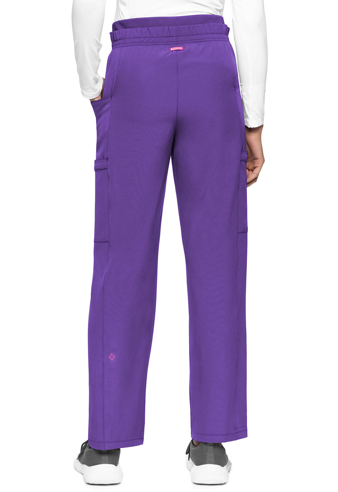 Women's High Rise Pull-on Wide Leg Cargo Pant - Purple Surge
