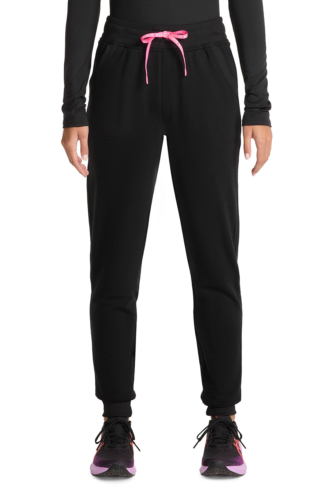 Women's Fleece Natural Rise Jogger - Black