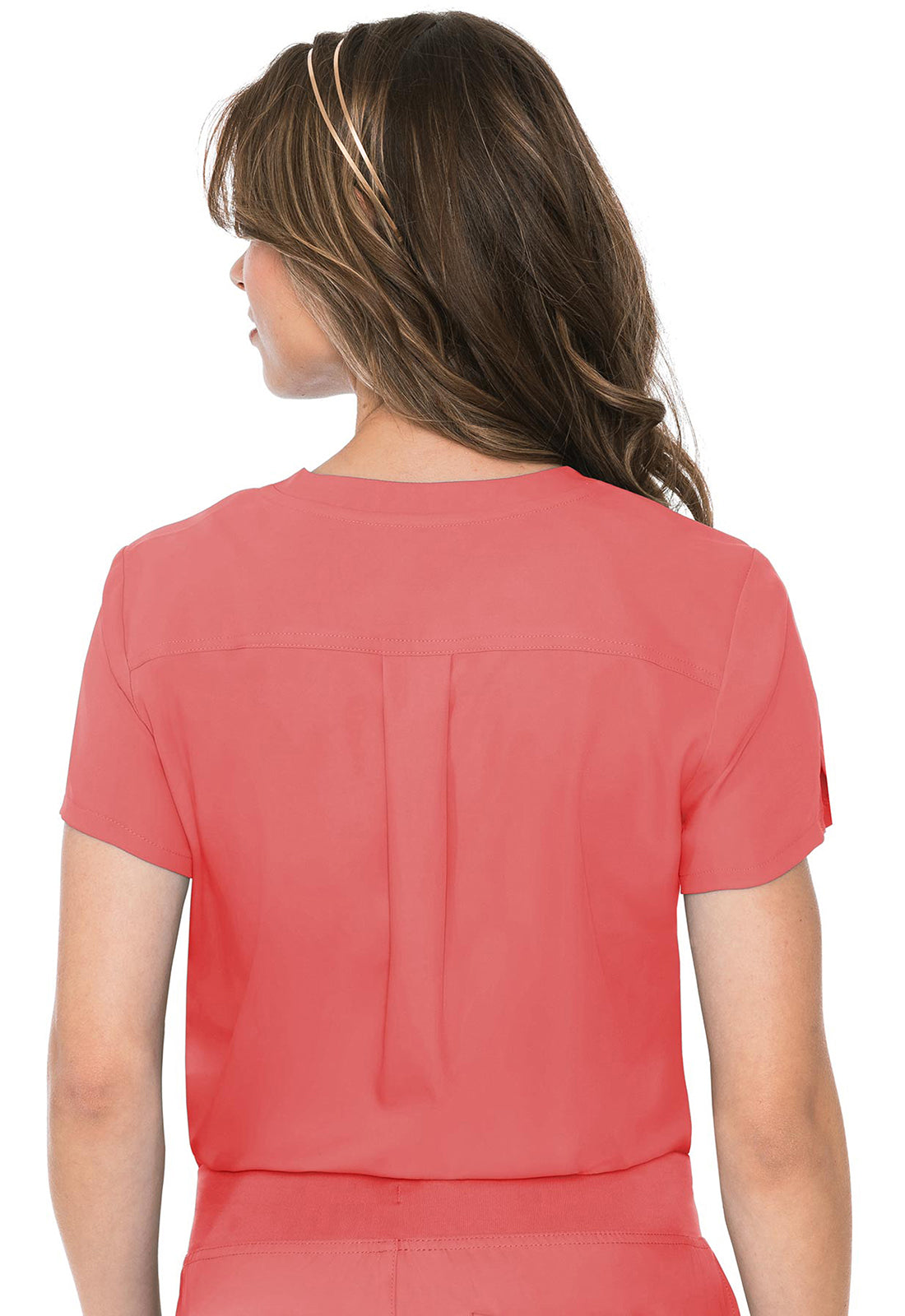 Women's One Pocket Tuck-In Top - Coral