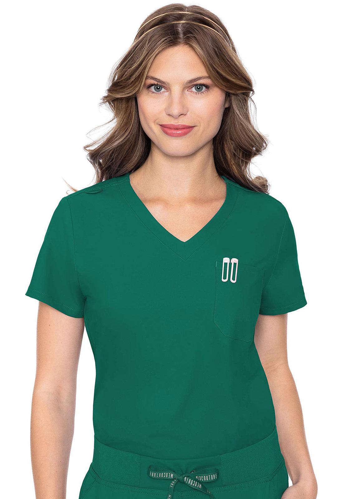 Women's One Pocket Tuck-In Top - Hunter Green