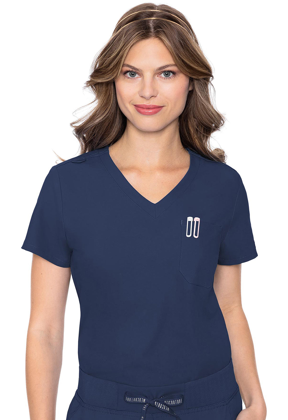 Women's One Pocket Tuck-In Top - Navy
