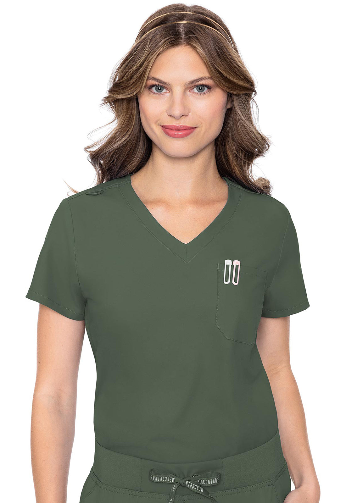 Women's One Pocket Tuck-In Top - Olive