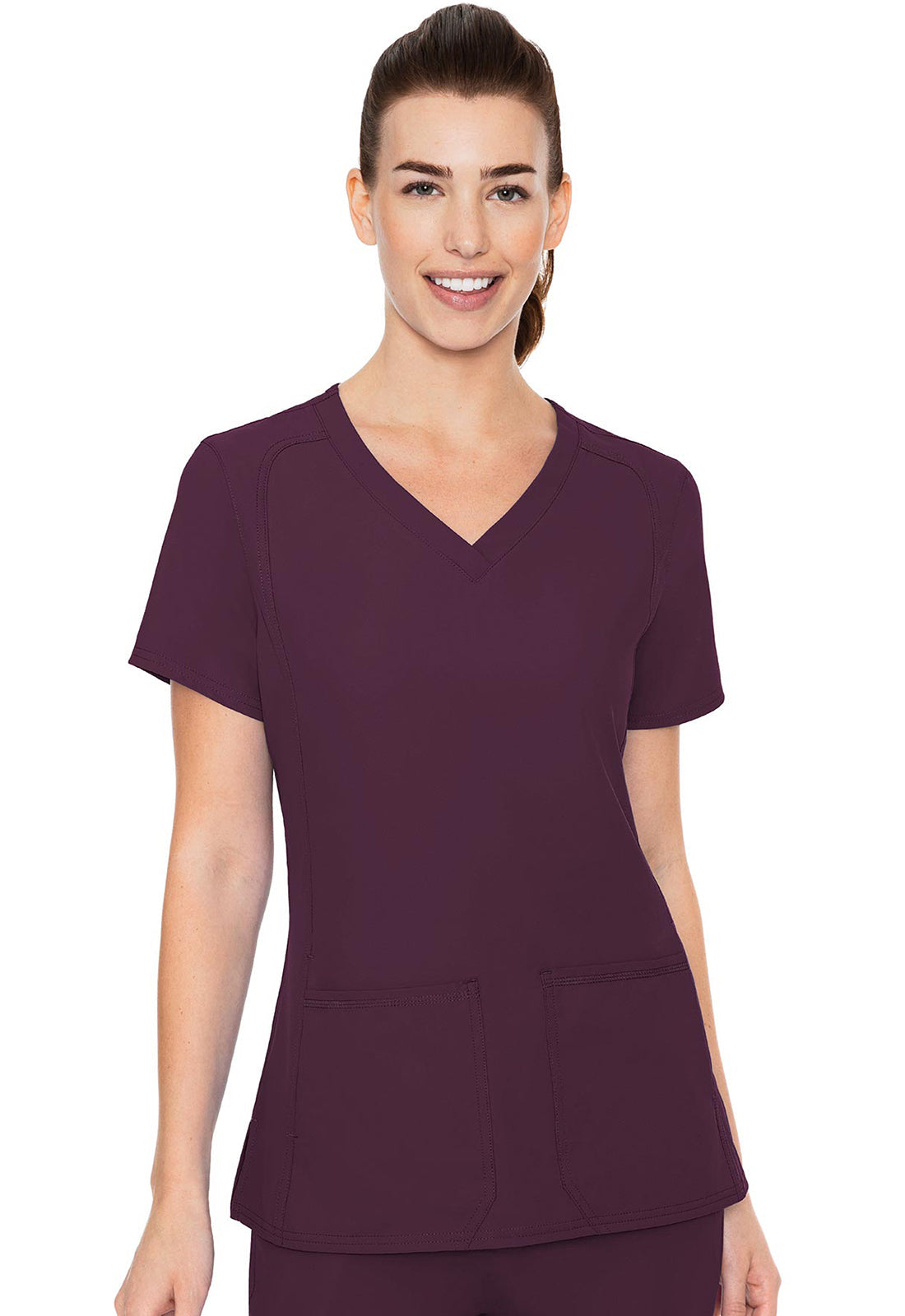 Women's Side Pocket Top - Wine