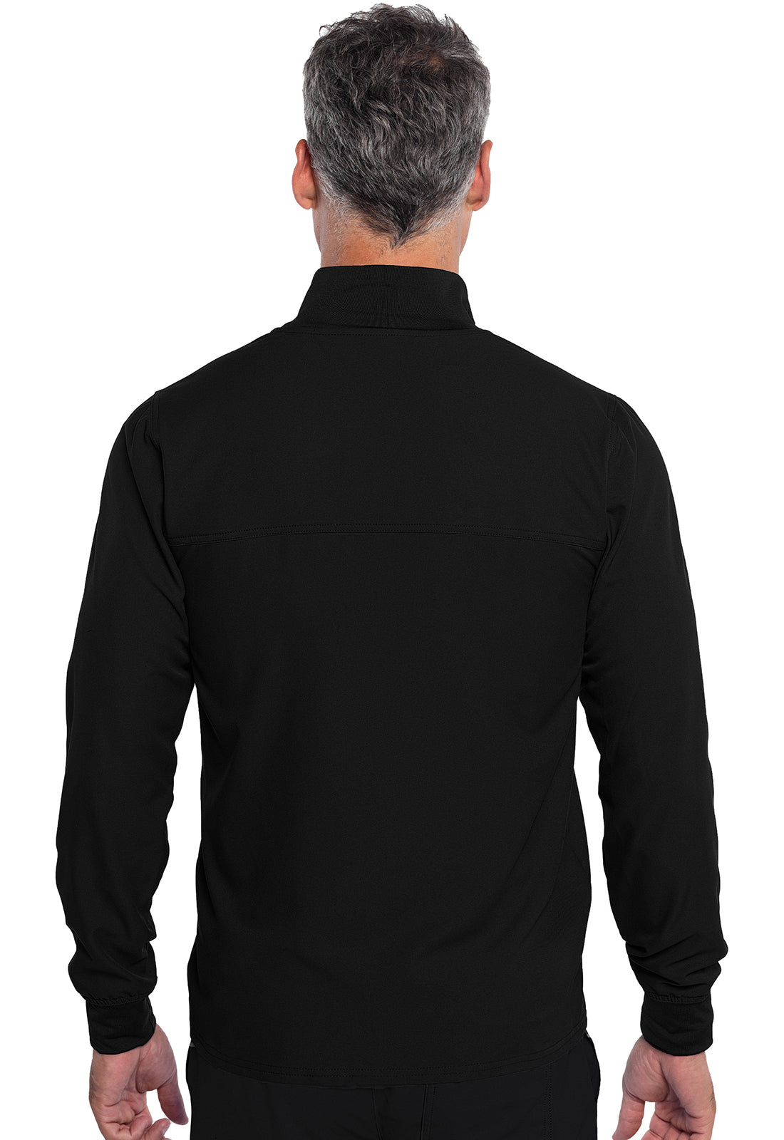 Men's Men's Zip Front Jacket - Black